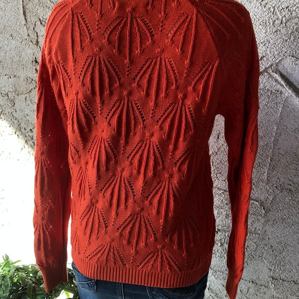 Vintage Orange Sweater