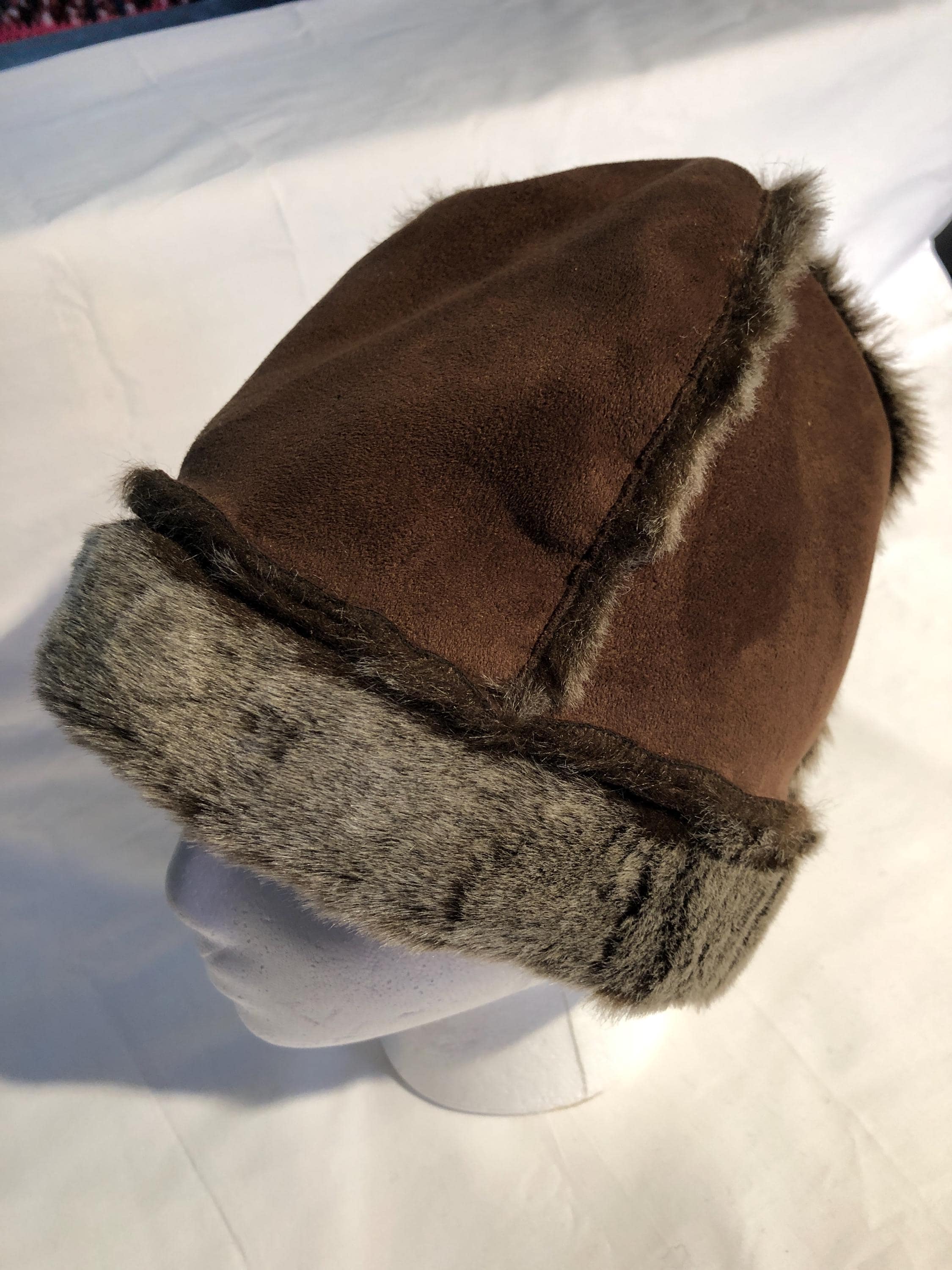 Liz Claiborne Brown Suede Hat - Etsy