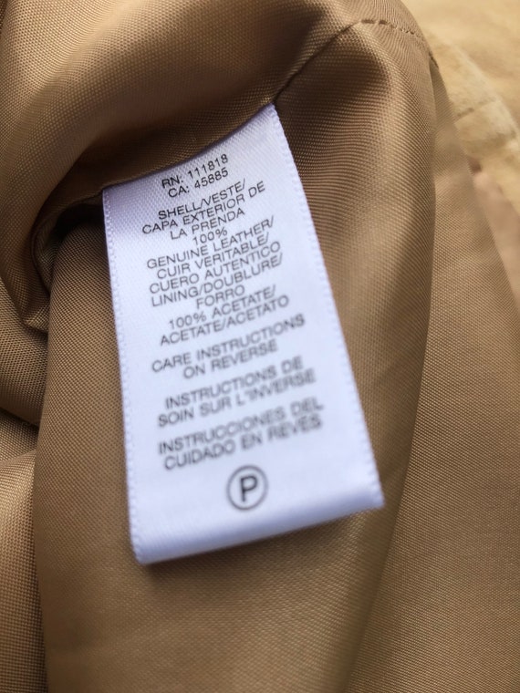 Vintage Michael Kors Tan Colour Suede Leather Jacket Etsy UK