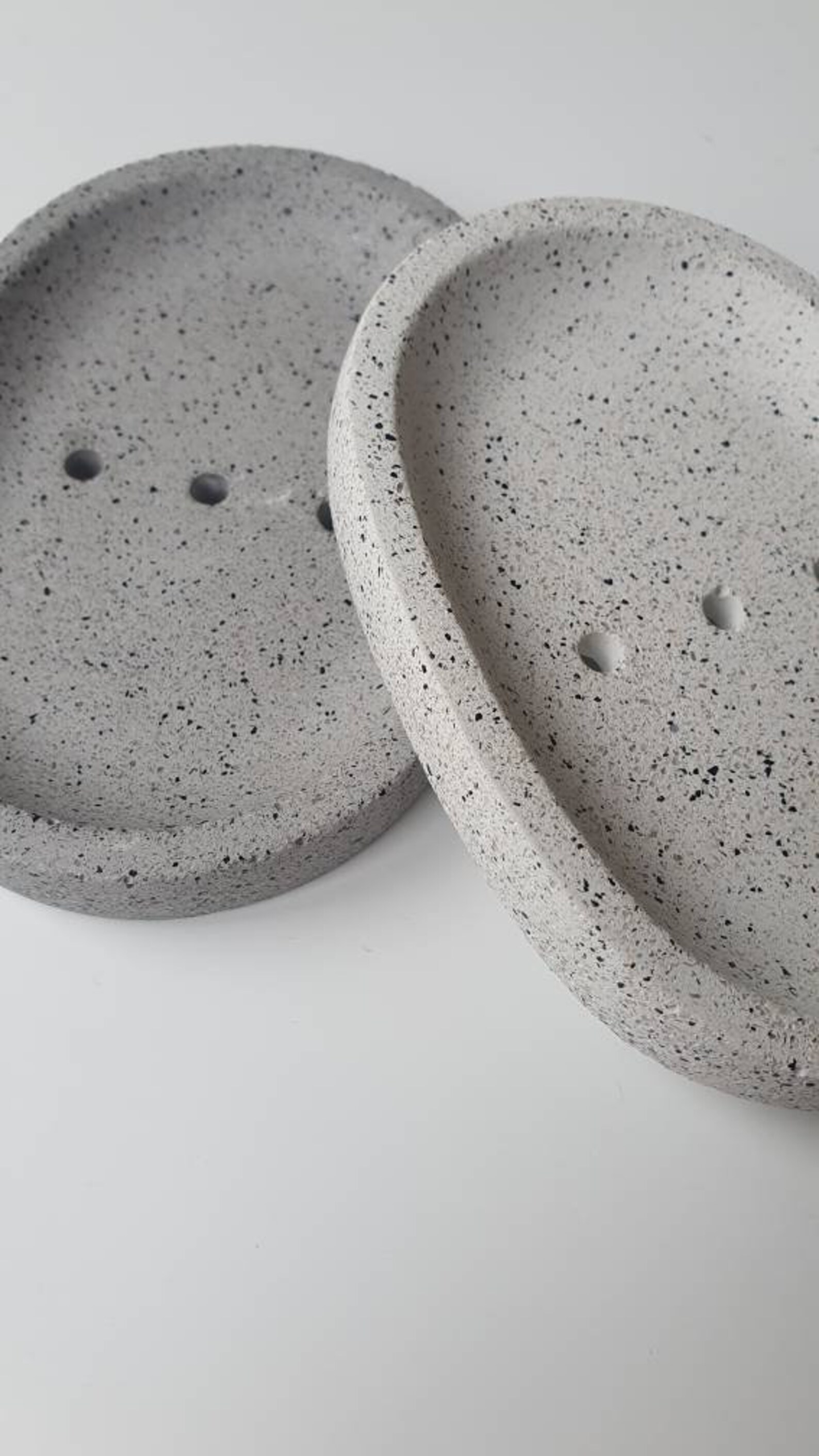 Jesmonite Silver Granite Soap Dish Etsy