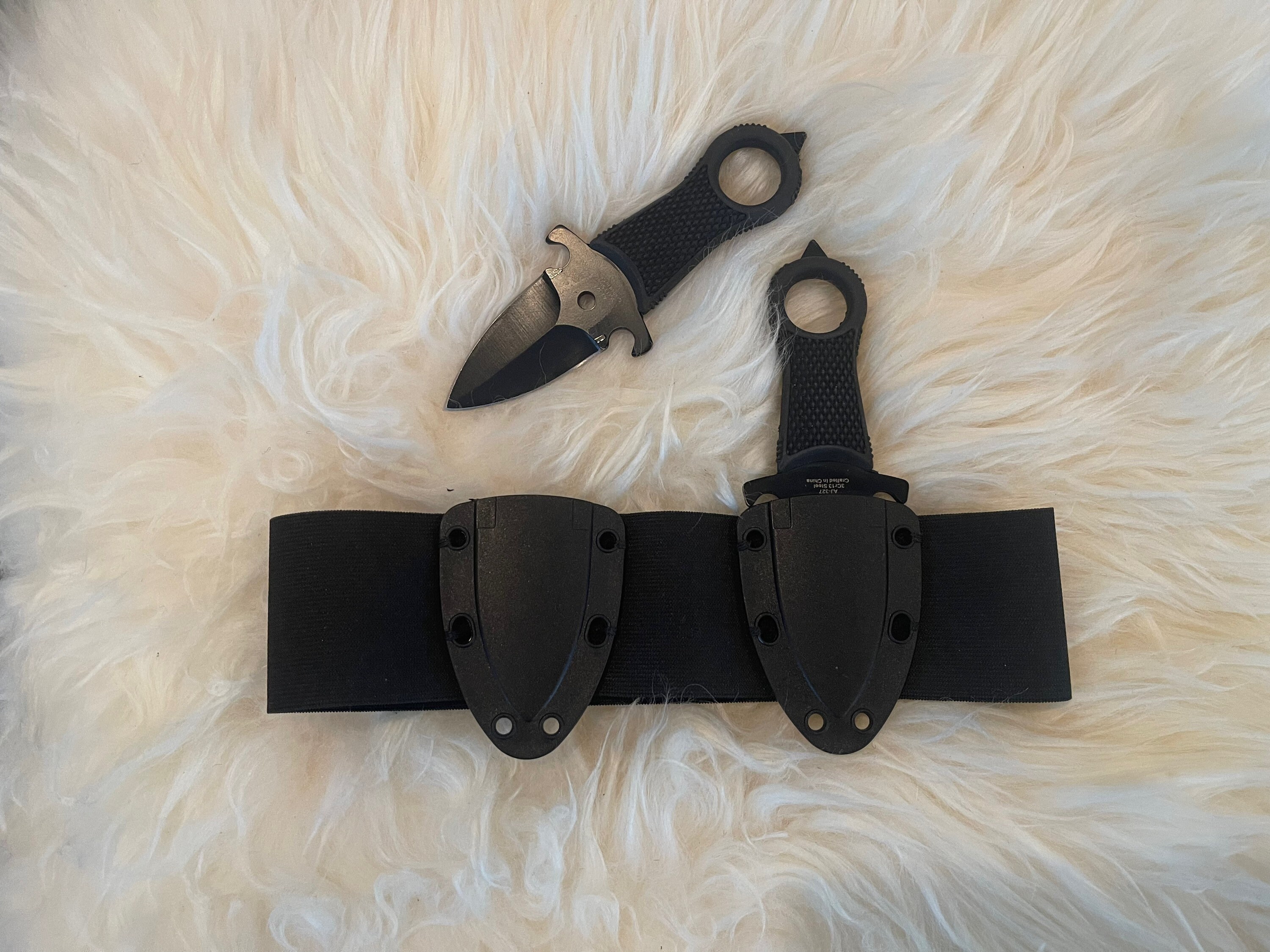 Double Knife Garter 2A Etsy