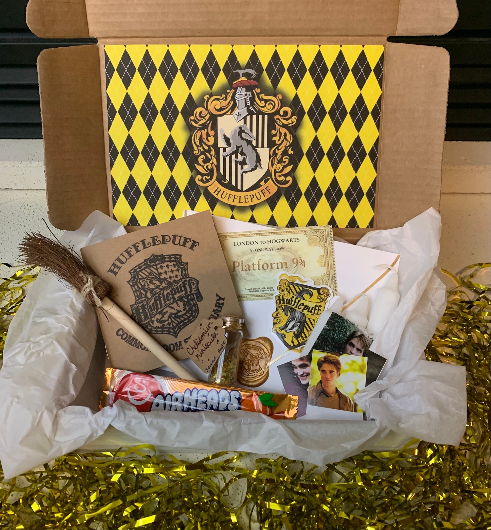 Harry Potter Gift Box Hogwarts Party Box House Themed Boxes Etsy