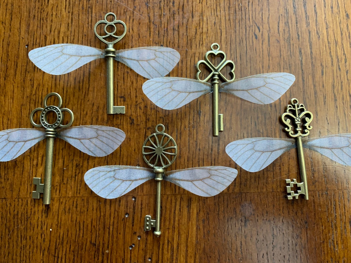 Harry Potter Flying keys Harry Potter party supplies Winged | Etsy