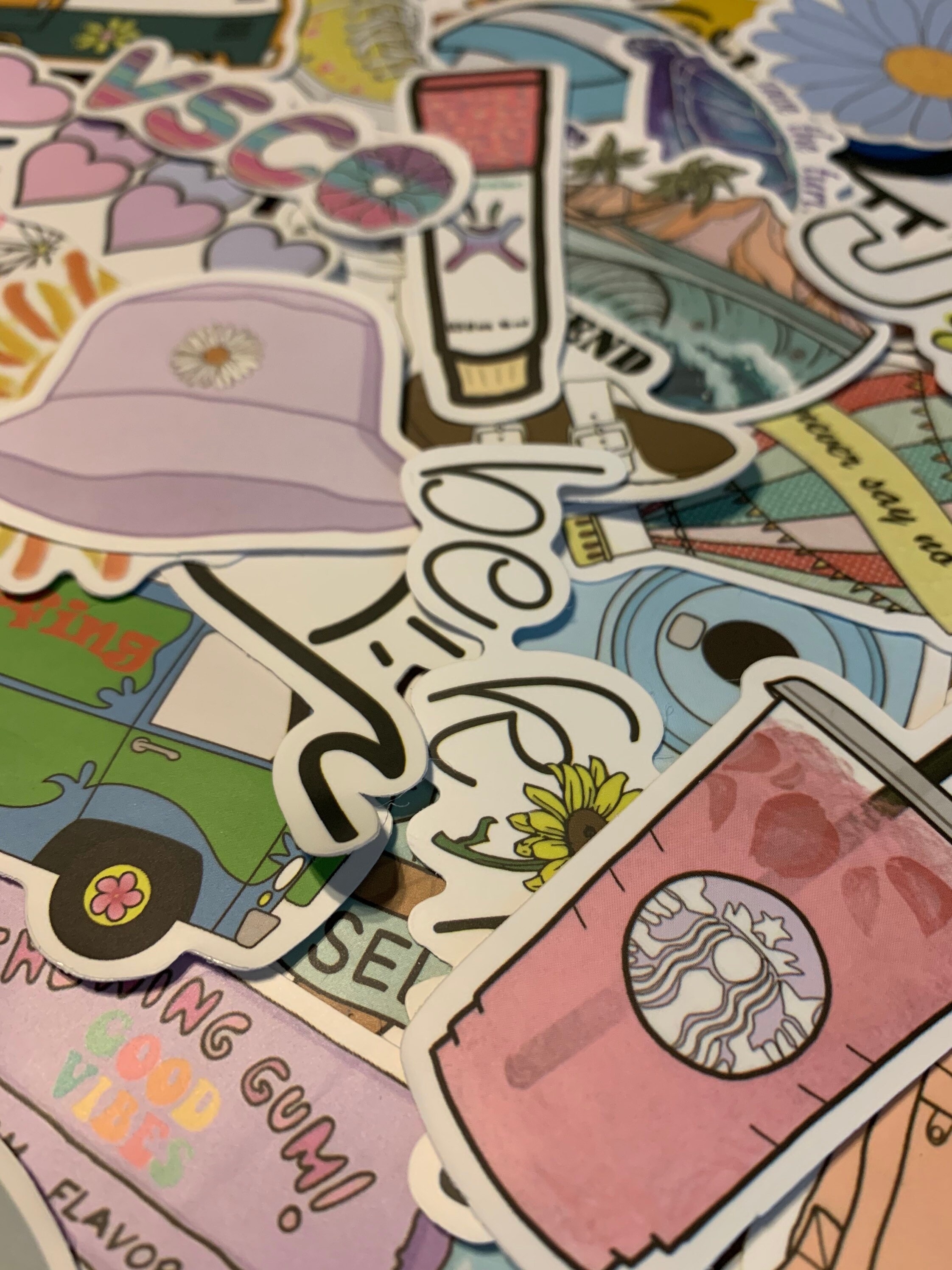 vsco stickers summer stickers waterproof stickers etsy