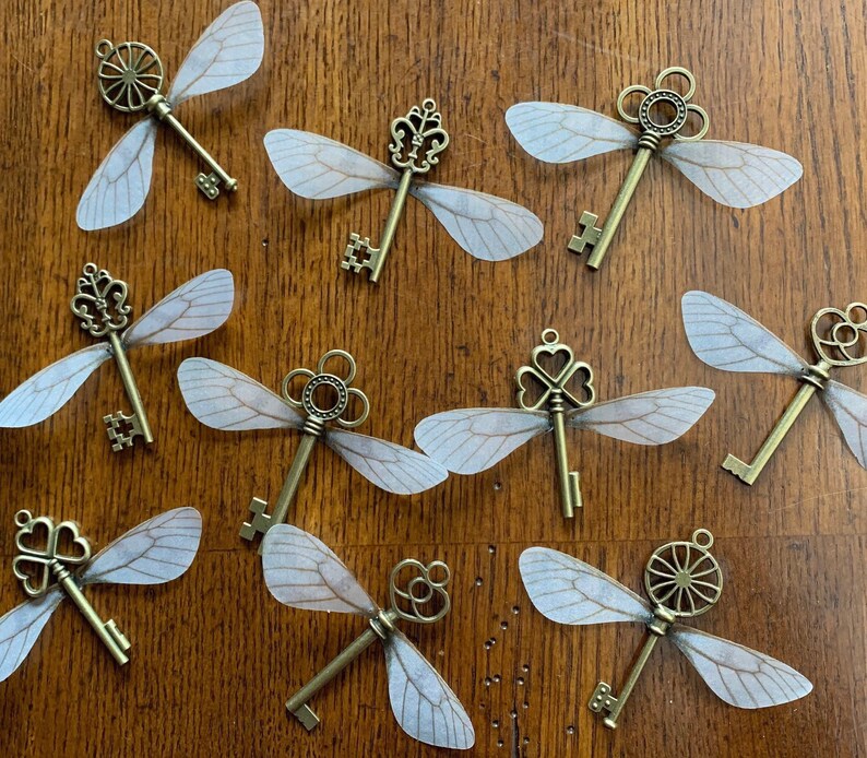 Harry Potter Flying keys Harry Potter party supplies Winged | Etsy