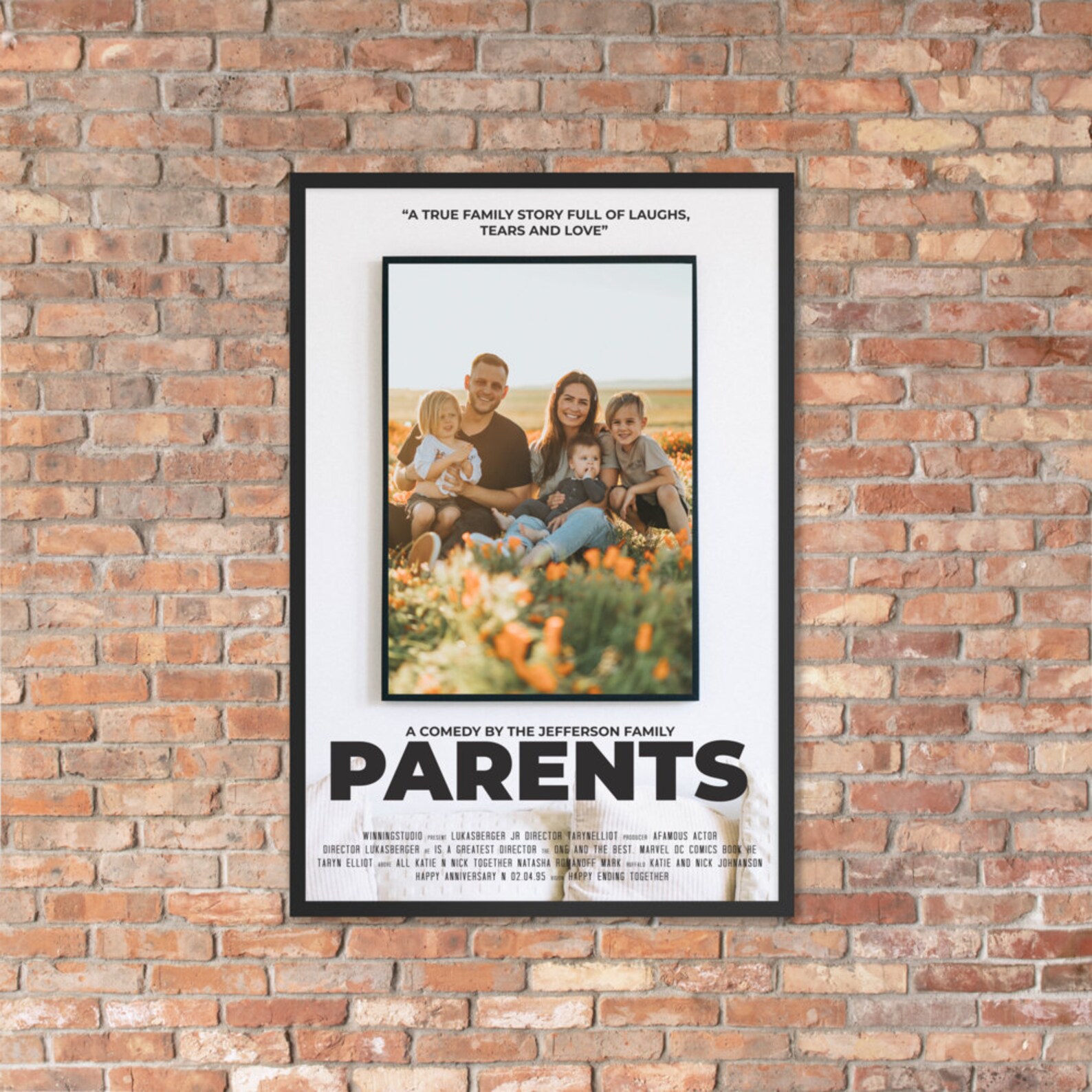Family Poster Personalised Poster Classic Movie Poster Film Etsy