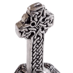 Celtic Cross Pewter Trinket Box - Hand Made in Cornwall