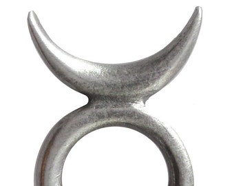 Horned God Neo-Pagan Pewter Pin Badge - Hand Made in The United Kingdom