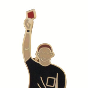 Football Soccer Player Pin Badge - Referee