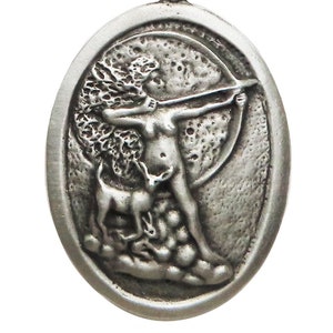 Diana Goddess of the Hunt Pewter Pendant - Hand Made in The United Kingdom