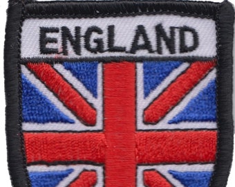 England Flag St George's Cross Iron-on Sew-on Embroidered Patch - Foto 3
