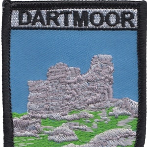 Dartmoor National Park Devon Embroidered Patch