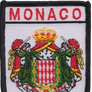 Monaco Embroidered Patch