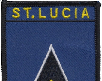 Saint Lucia 1979 - 2002 Flag Embroidered Patch