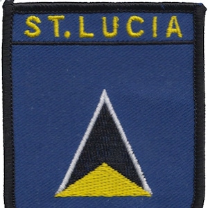 Saint Lucia 1979 - 2002 Flag Embroidered Patch