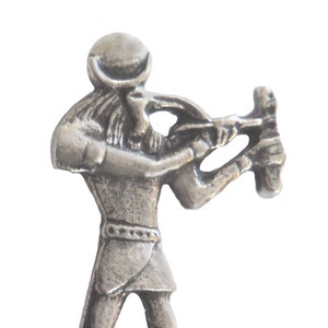 Thoth Egyptian God of Wisdom Writing Magic & the Moon Pewter Pin Badge - Hand Made in The United Kingdom