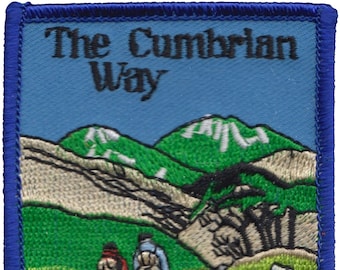 The Cumbrian Way Walk Cumbria Embroidered Patch