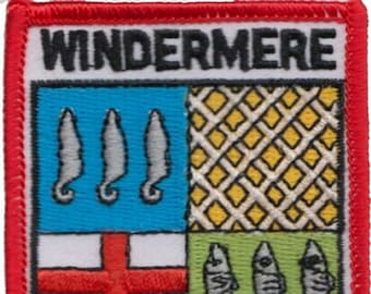Lake Windermere Embroidered Patch
