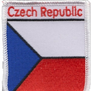 Czech Republic Flag Embroidered Patch