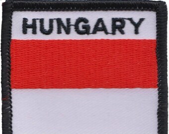 Hungary Flag Embroidered Patch