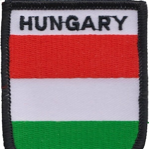 Hungary Flag Embroidered Patch