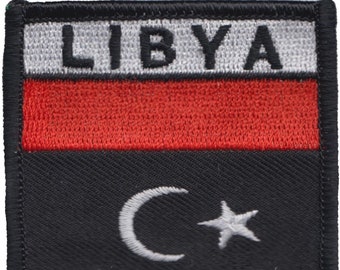 Libya Flag Embroidered Patch