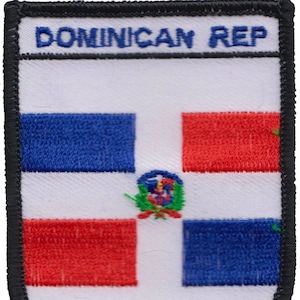 Dominican Republic Flag Embroidered Patch