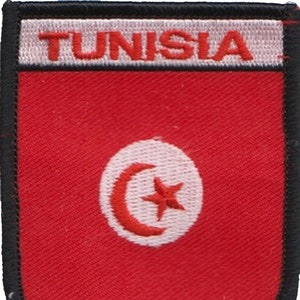 Tunisia Flag Embroidered Patch