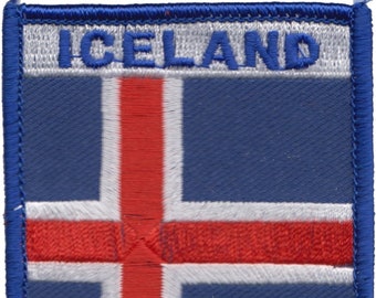 Iceland Flag Embroidered Patch