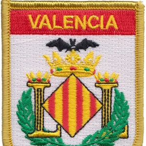 Valencia City Shield Embroidered Patch