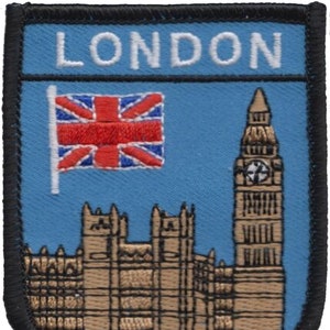London Big Ben & Houses of Parliament Embroidered Patch