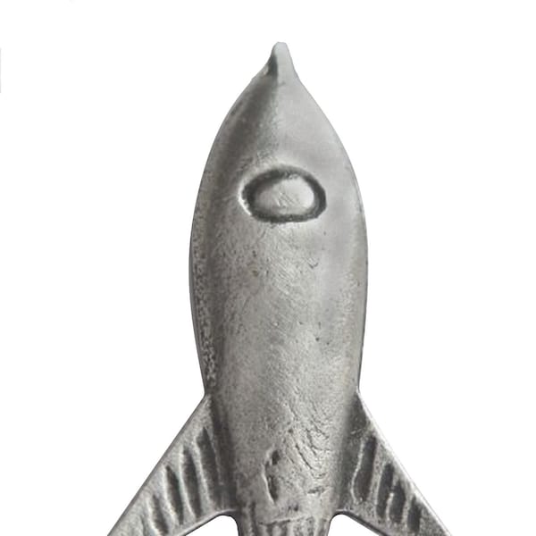 Skyrocket Victorian Space Pewter Pin Badge - Fabriqué à la main au Royaume-Uni