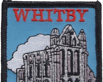 Whitby Abbey Embroidered Patch