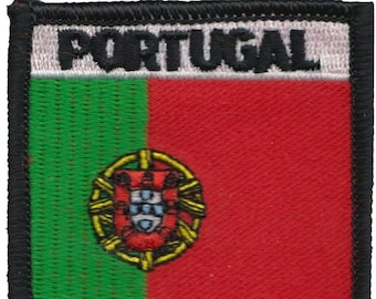 Portugal Flag Embroidered Patch