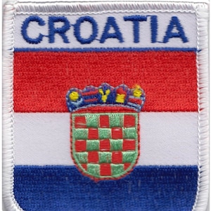 Croatia Flag Embroidered Patch