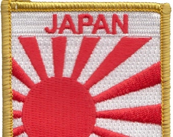 Japan Navy Ensign Rising Sun Shield Embroidered Patch