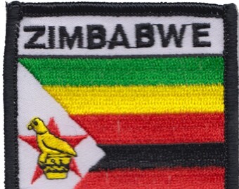Zimbabwe Flag Embroidered Patch