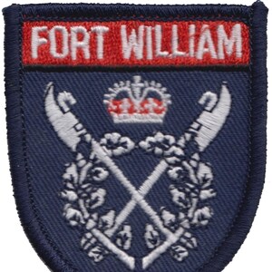 Fort William Scotland Embroidered Patch