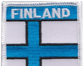 Finland Flag Embroidered Patch