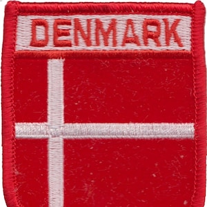 Denmark Flag Embroidered Patch