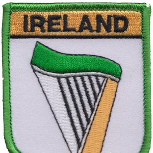 Ireland Harp Embroidered Patch