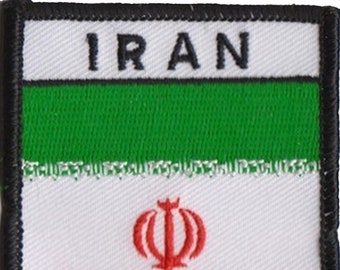 Iran Flag Embroidered Patch