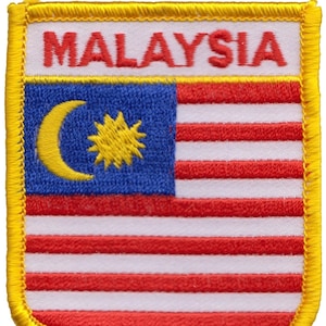 Malaysia Flag Embroidered Patch