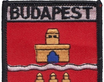 Budapest Embroidered Patch