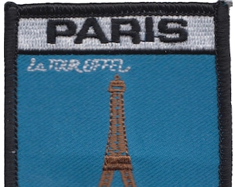 Eiffel Tower Paris France Embroidered Patch