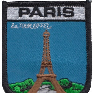 Eiffel Tower Paris France Embroidered Patch