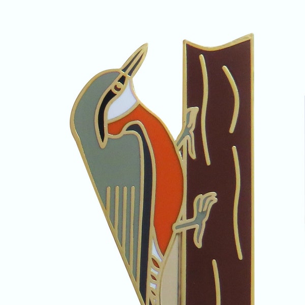 Insigne d’épingle d’oiseau de sittelle