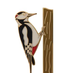 Greater Spotted Woodpecker Pin Badge