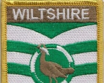 Wiltshire Shield Embroidered Patch