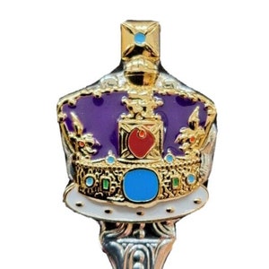 Queen Elizabeth II Royal Crown Silver-Plated Collector&#39;s Spoon